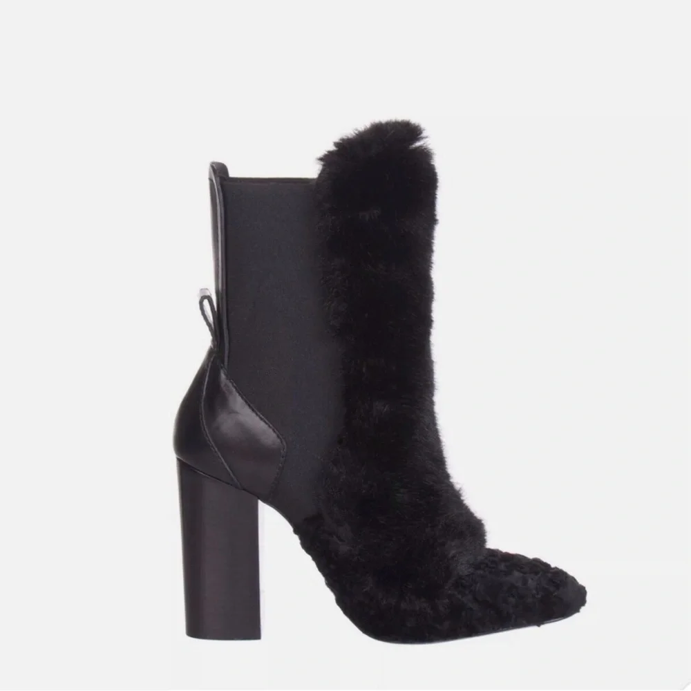 N°21 Alessandro Dell'Acqua Italian Luxury Haircalf Platform Boots
